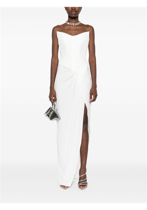 White crepe corset maxi dress Alex perry - women ALEX PERRY | D1432WHT